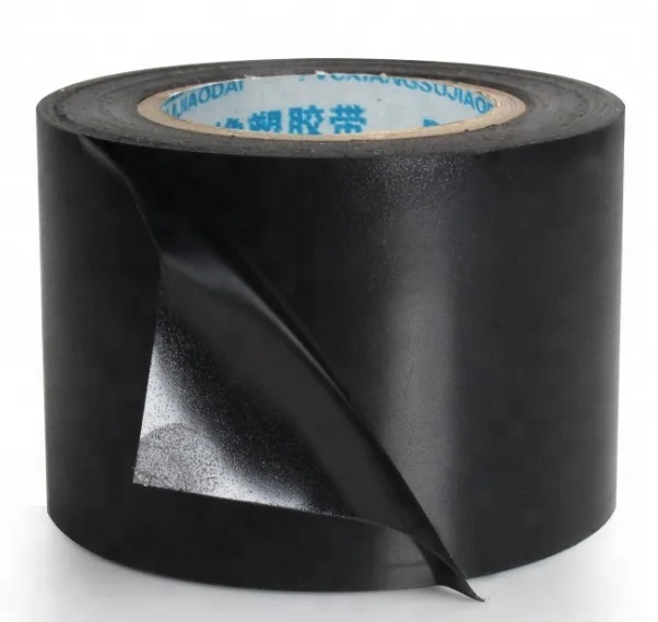 High Temp Electrical Tape Black Insulating PVC Tape Air Conditioning Wrapping Tape