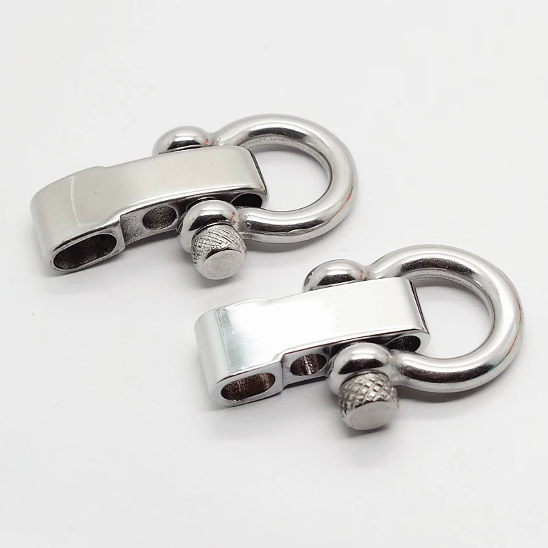 
Stainless Steel dee shackle for paracord bracelet, Adjustable D Shackle 