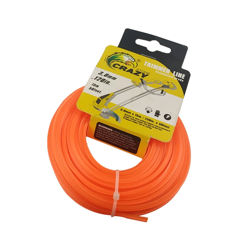 Garden Tools Grass Trimmer Bush Cutter Parts Trimmer Line 3.0mm Star