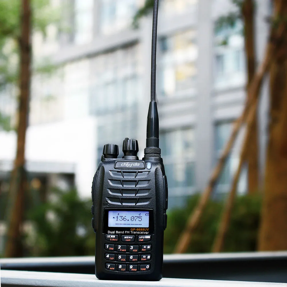 Портативный полный дуплекс walkie talkie в длинные расстояния GP-6688UV