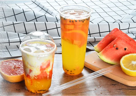  Возможна печать логотипа мороженое десерта сока чашка для питья bubble tea/чашки молока чашки