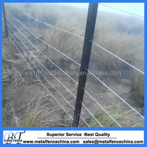 
chinese supplier cheap galvanized & PVC metal green black t-post/y-post/star picket 