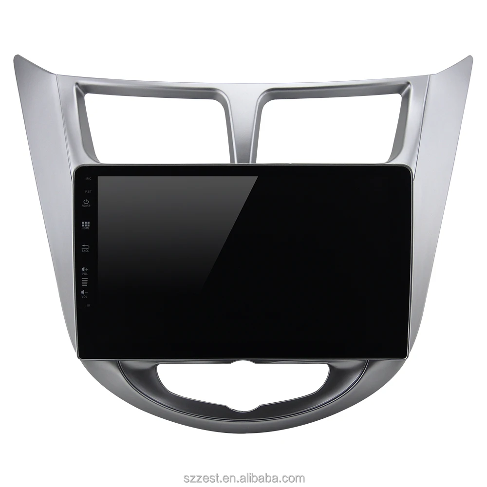 ZEST 9 inch 2 din android 10 car dvd for hyundai solaris accent verna 2011 2013 2014 2015 car radio gps steering wheel