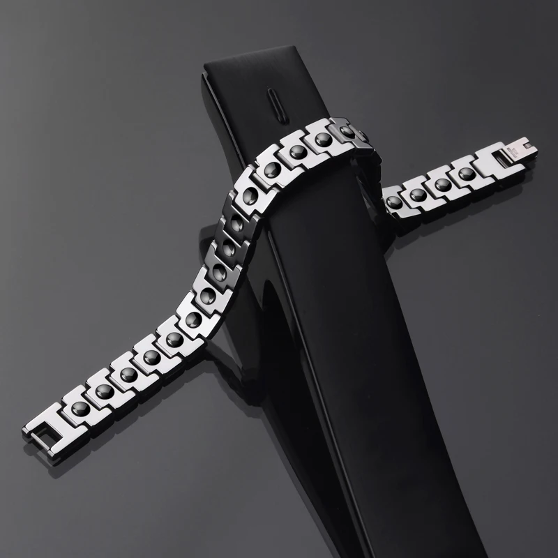 Fashion Jewelry  Tungsten Carbide Energy Magnetic Bracelet for Men Women