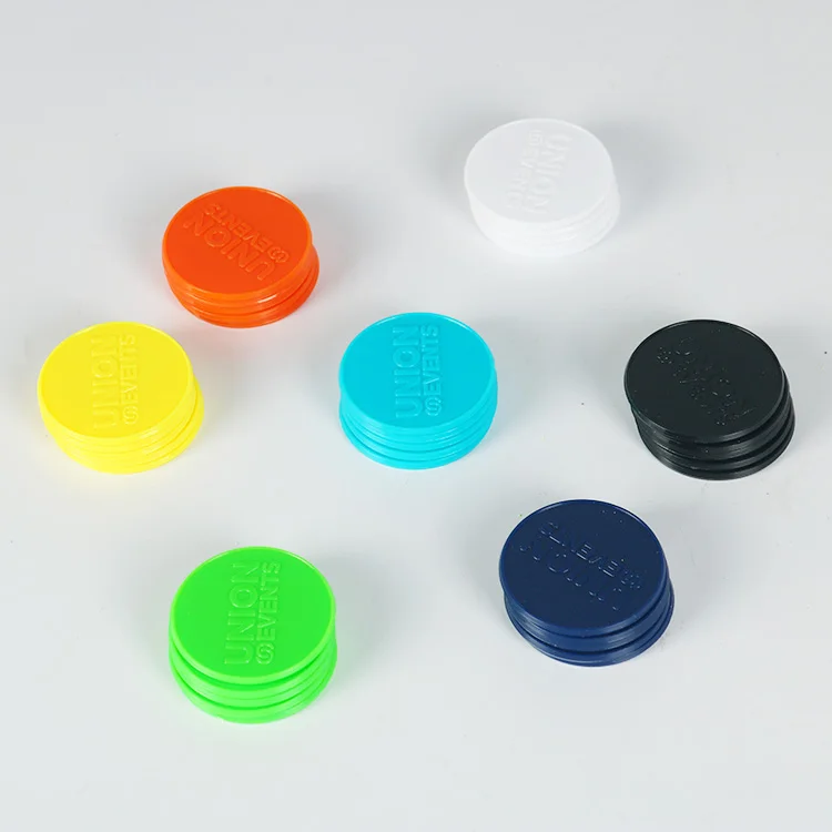 Modern design promotional cheap custom stamping game token coin