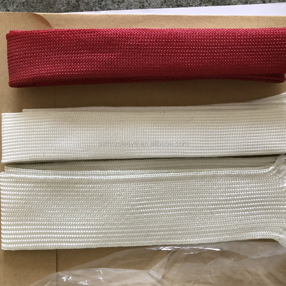 Industry Hose Fireproof Insulation Materials High Temperature Glass Fibre Sleeve for Pipes Heat Protection