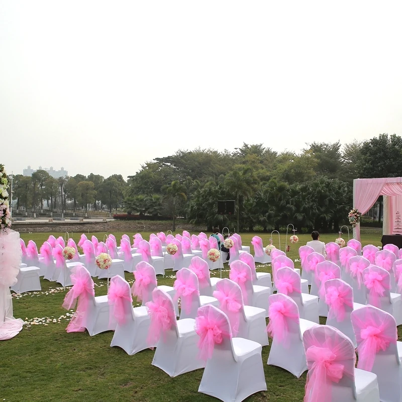 
Wholesale chair covers cheap wedding elastic white wedding 