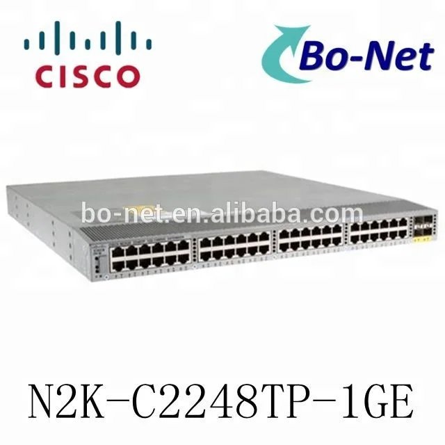 Используемый коммутатор gigabit Ethernet Cisco N2K-C2248TP-1GE 48 порта передает тест в наличии