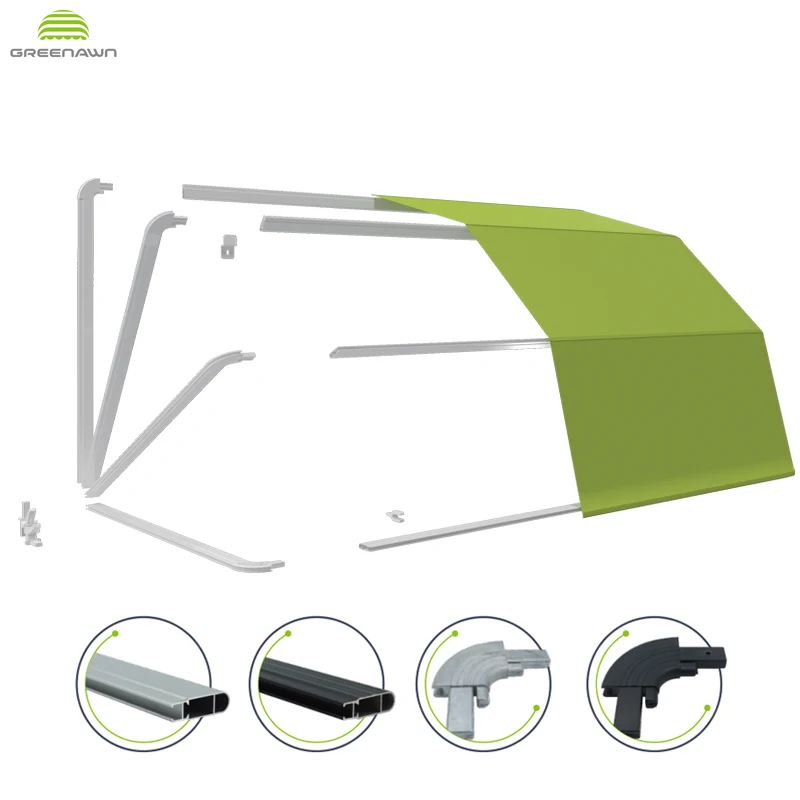 Greenawn GR310 French Style Window Awnings  Decorative Dutch Canopy Awning