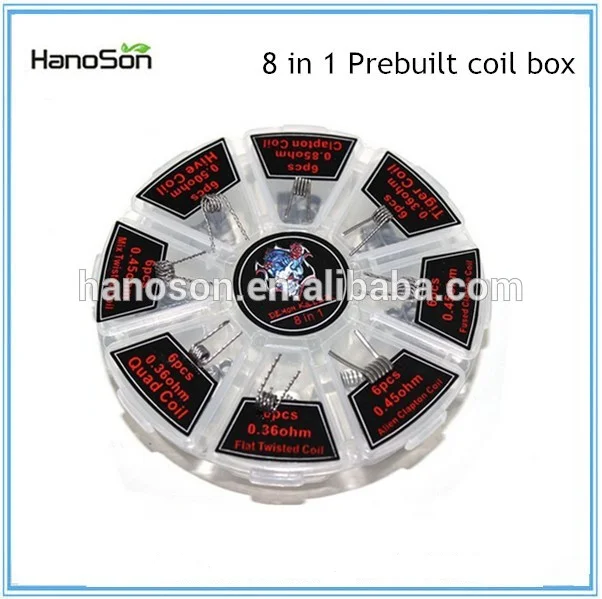 
7 in 1 violence coil demon killer copper wire coil dual vaporizer with 1pc Allen key voice 