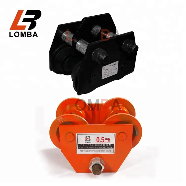 0.5-5ton Construction building manual beam lifting trolley