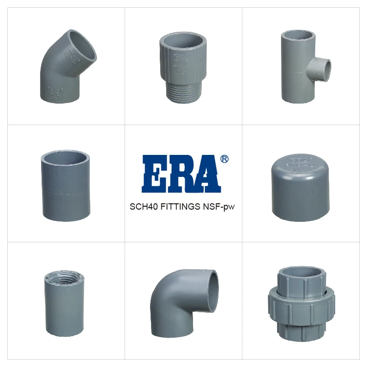 ERA Factory Made ASTM  sch40  PVC Pipe Fitting Reducing Bush With NSF Certificate copper reducing bushing