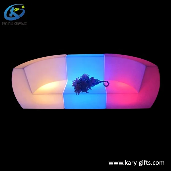 Commercial led sofa set hookah lounge furniture