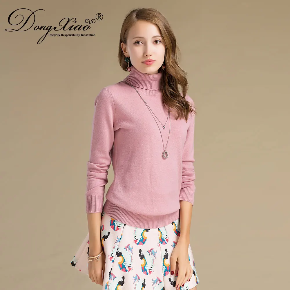 Дешевые женские водолазка кашемировый свитер пуловер с гарантией качества