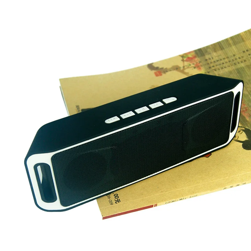 
Double horn subwoofer portable sound bar wireless blue tooth speaker 