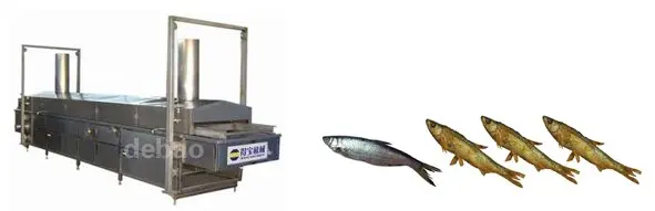 fried fish making machine breaded fish frying machine