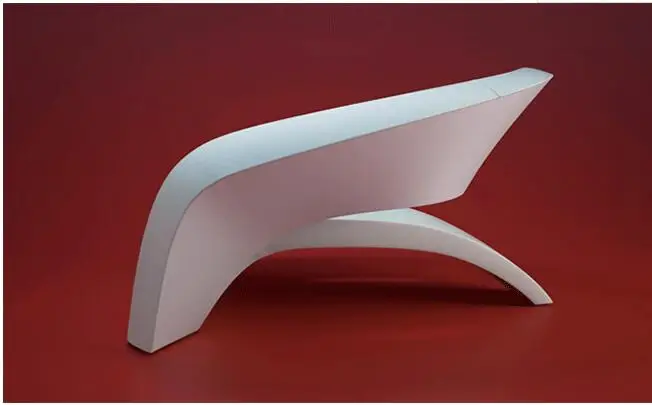 Nordic yelleer armchair with relax chaise lounge chair for the living room