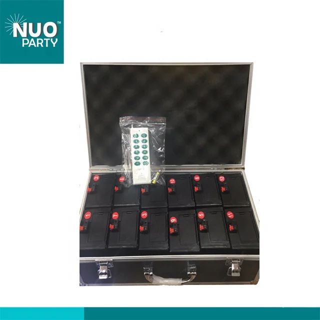 D08 8 12 cues remote wireless stage cold  fireworks ignition firing system