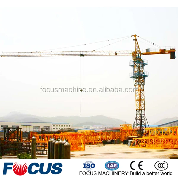 Heavy Duty Luffing Jib Tower Crane with 32t loading capacity