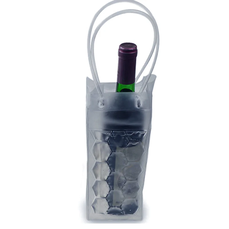 Plastic Wine Bag Freezable Bottle Carrier