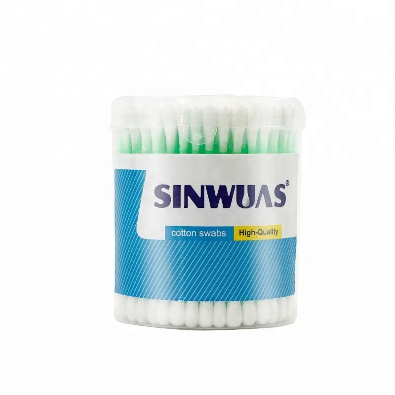Hot selling well sealed double - end natural disposable paper cotton swab