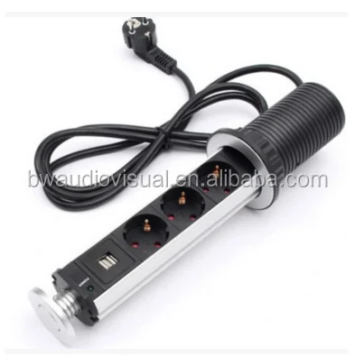 Electrical equipment table set desktop socket/pop up tabletop socket box SASO approved