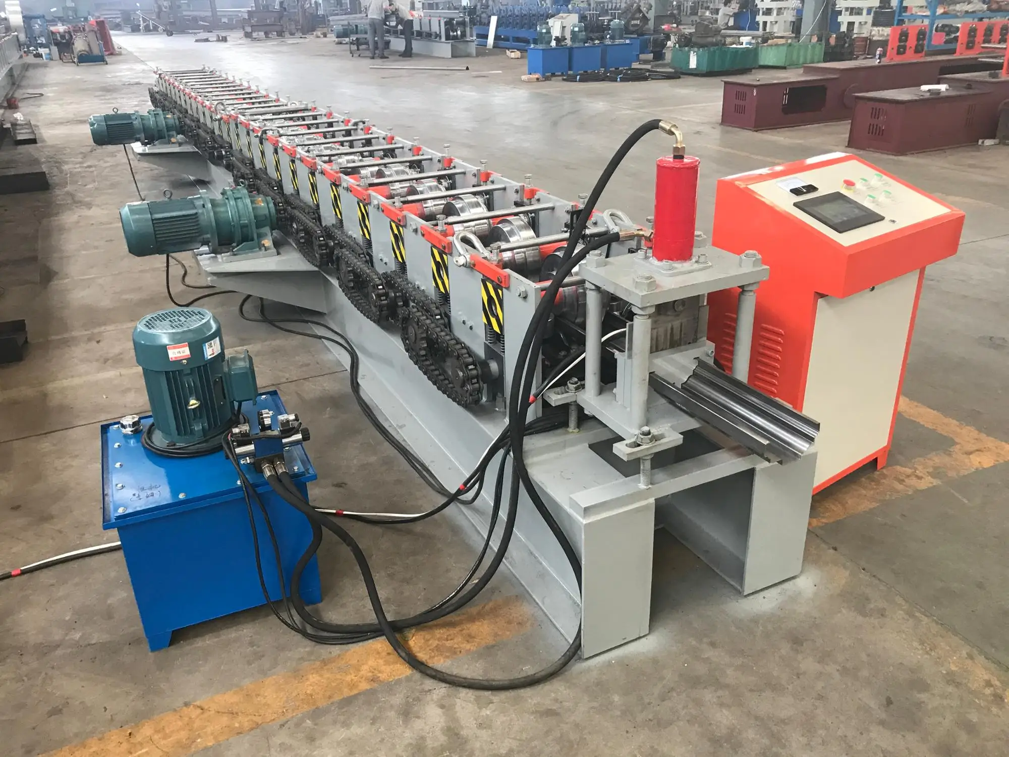 Window Metal Steel Door Frame Making Machine