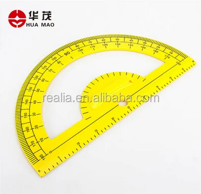 Преподавательный пластиковый транспортир