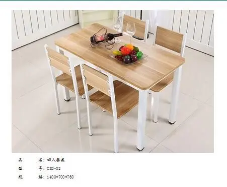 Modern Wooden Table Top Dining Table Set Dining Room Furniture Home Furniture Cheap Classic 4 Seater Custom Office Desk