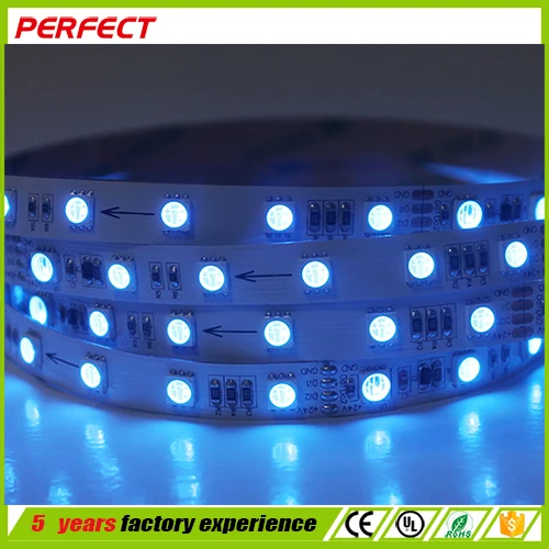 DC5v/12v/24v 5050 digital lm-80 5m rgb flexible led strip light ce, rohs, ul listed