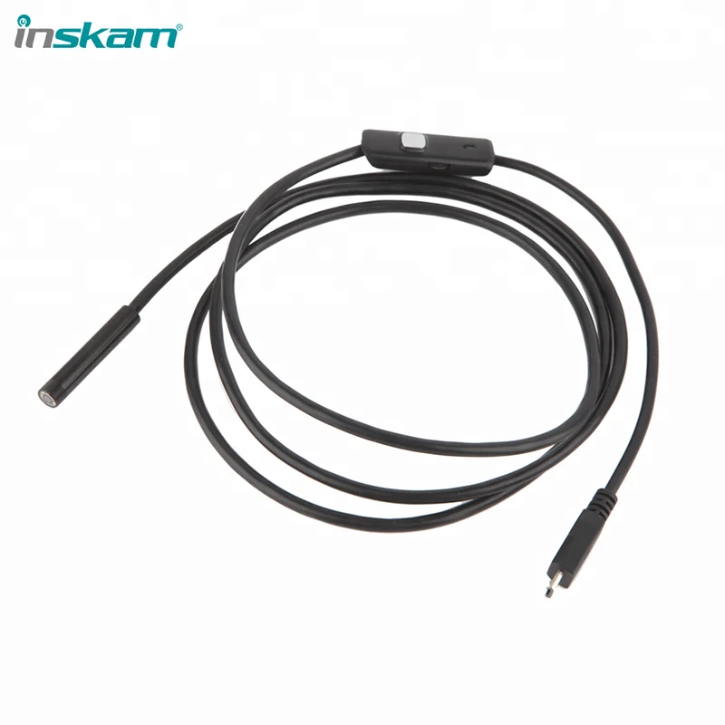 Long LED Light Source Wireless WiFi 5.5mm Tube Inspection Cable Micro Usb Endoscope Camera for Android