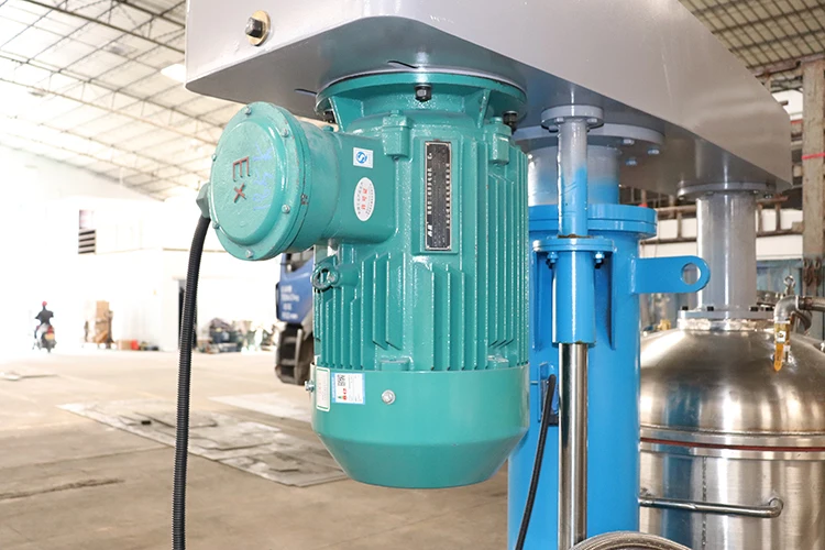 High speed vacuum dispersing machine and mixing equipment with cooling&heating system