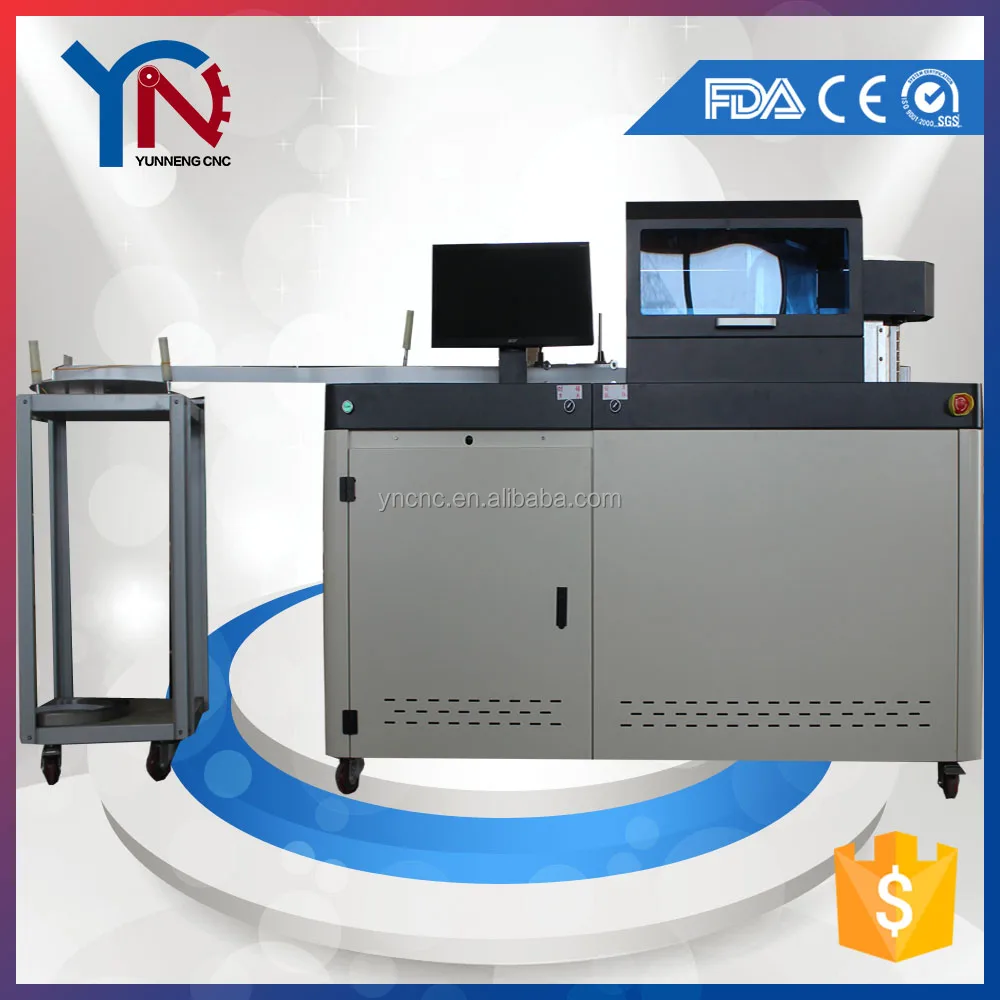 ЧПУ, автоматические стальные алюминиевый профиль станок для гибки с YaKo motor and driver