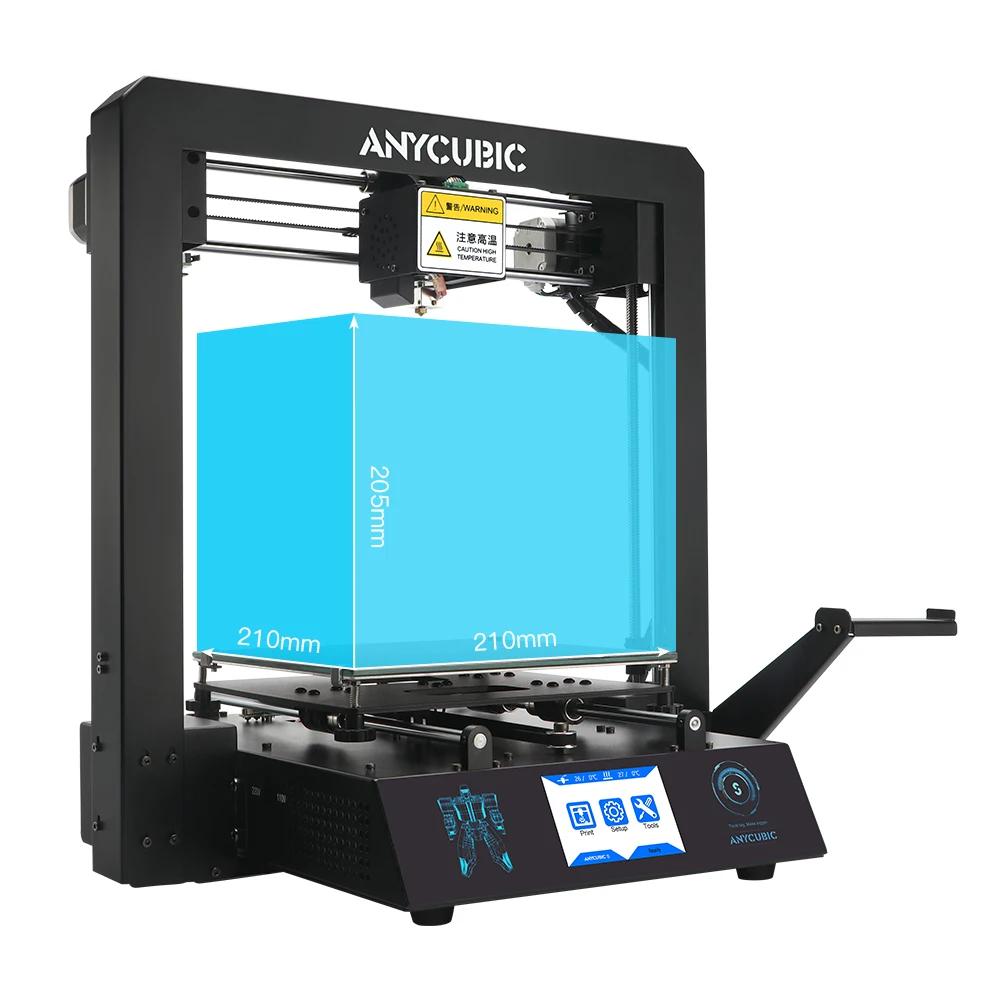 Цветной принтер Anycubic Mega S Bing, 3D нити, пла-печатные машины, FDM 3D-принтер