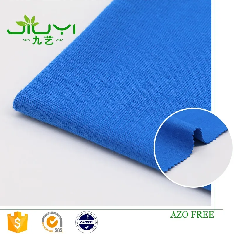 Оптовая хлопок, лайкра 1*1 футболки ребра хлопка трубчатые вязать хлопчатобумажная ткань поролон