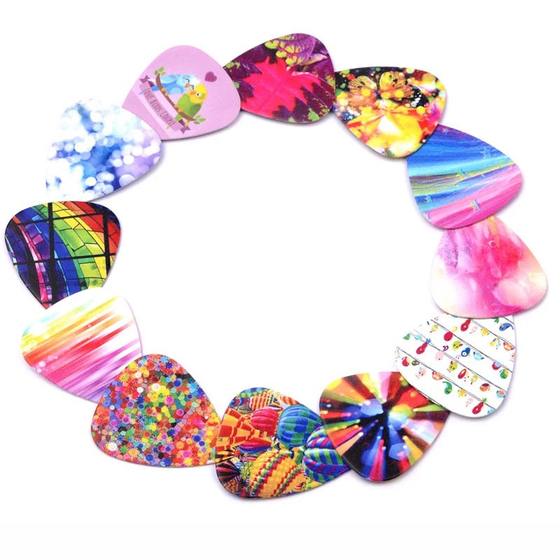 
 Популярный очень горячая Распродажа цветочный умелый дизайн набор медиаторов под заказ  