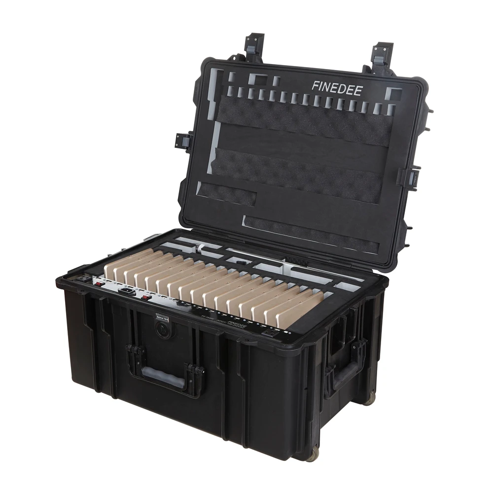 
F2-16S School Furniture Portable Tablet Charging Cart with SYNC 