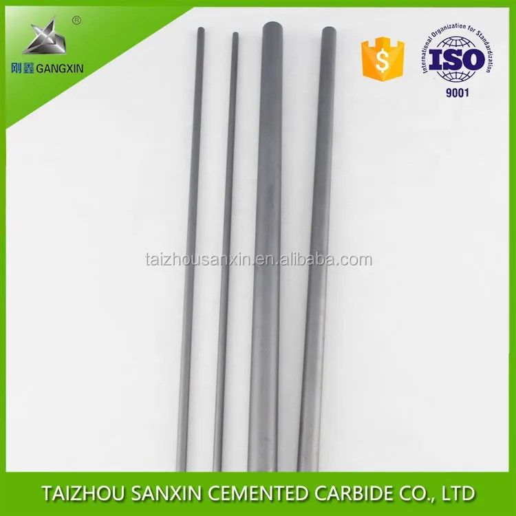 Manufacturer stock blank solid tungsten carbide round bar for cutting tool sanxin