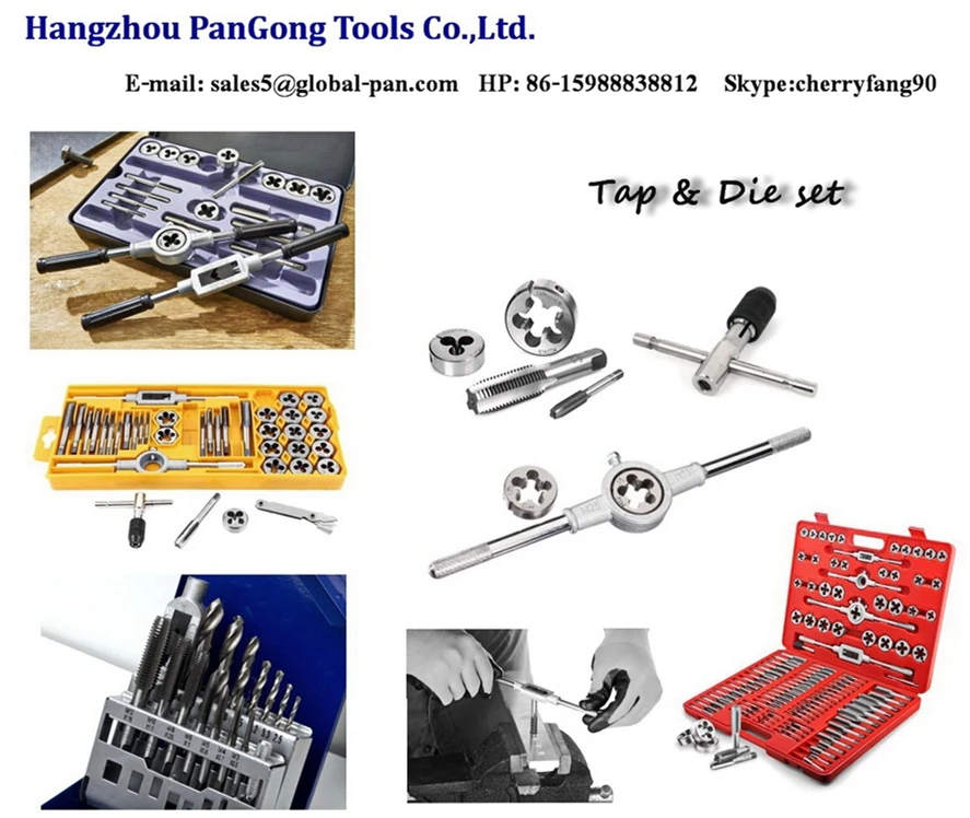 40 Piece Tap & Die Set Pittsburgh Metric Sizes New Sealed in Plastic Case