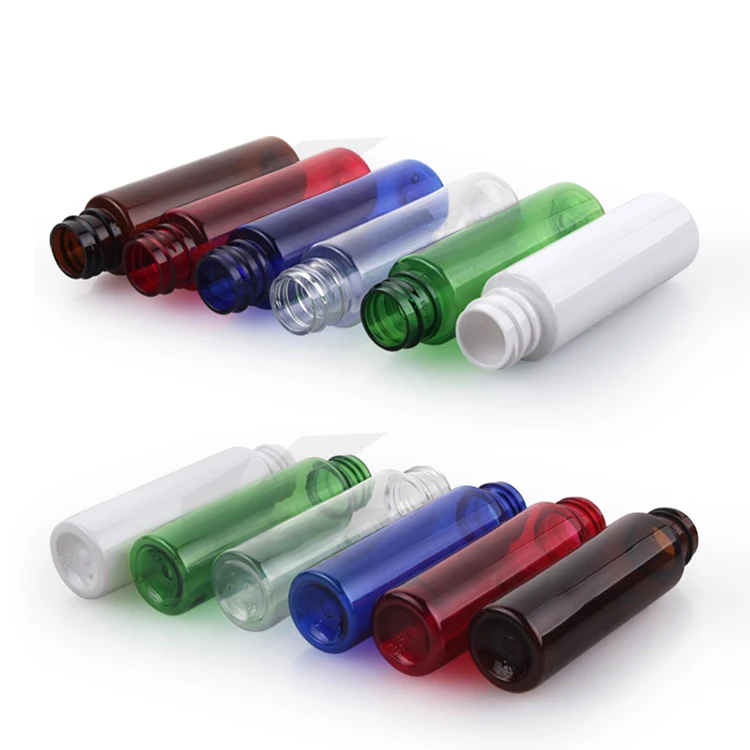 
Empty amber 1oz 30ml plastic PET spray bottle with mist sprayer pump for make-up toner 