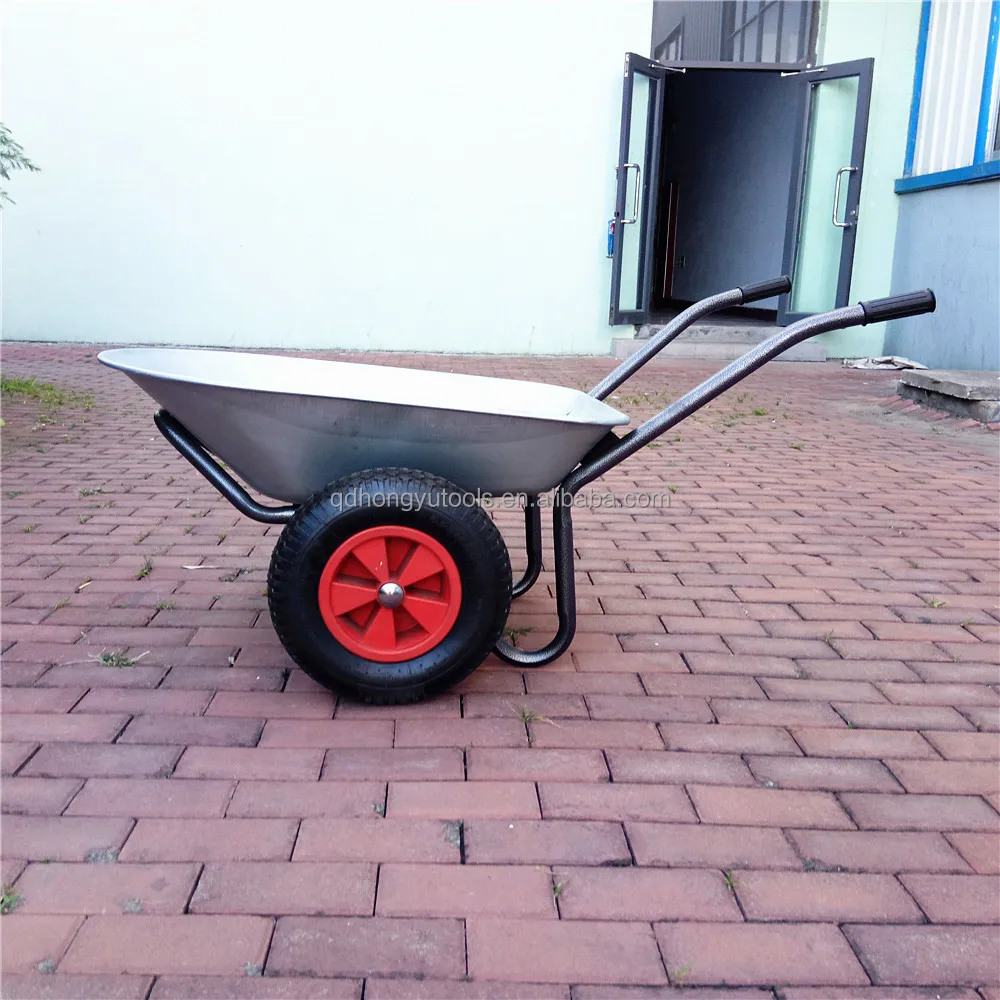 High quality low price wheelbarrow with double wheel