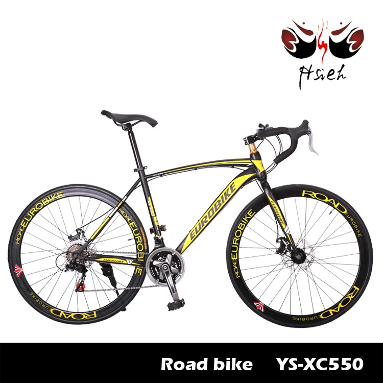 EUROBIKE 21 Speed Road Bike High-ten Steel 700C Bike With 40MM Alloy Rim