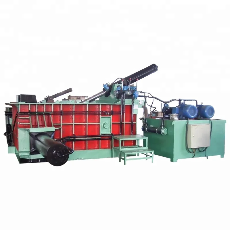 Hydraulic Scrap Metal Baler for aluminum foil wire turnings scrap IN STOCK