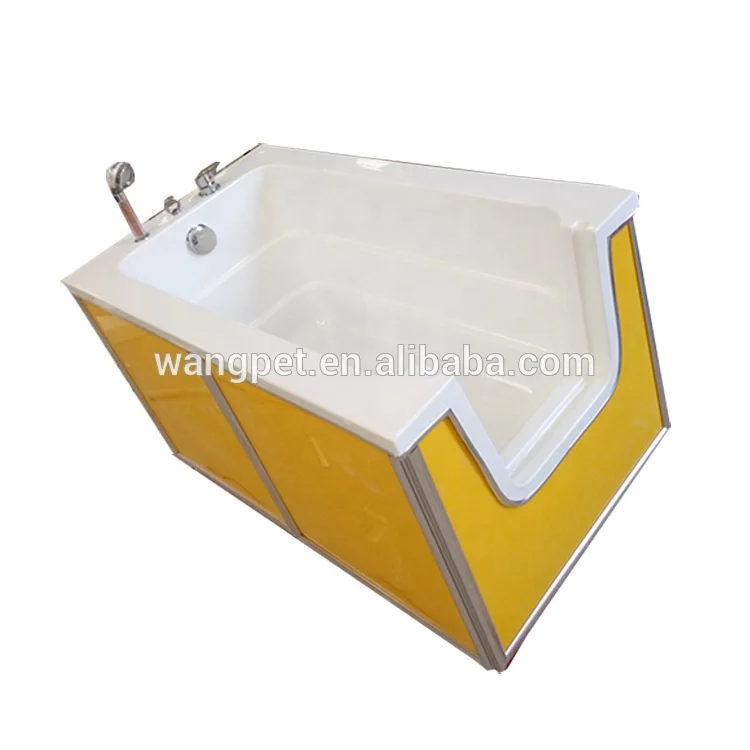 Pet bathtub removable door dog wash machine dog shower green PINK dog glooming tub