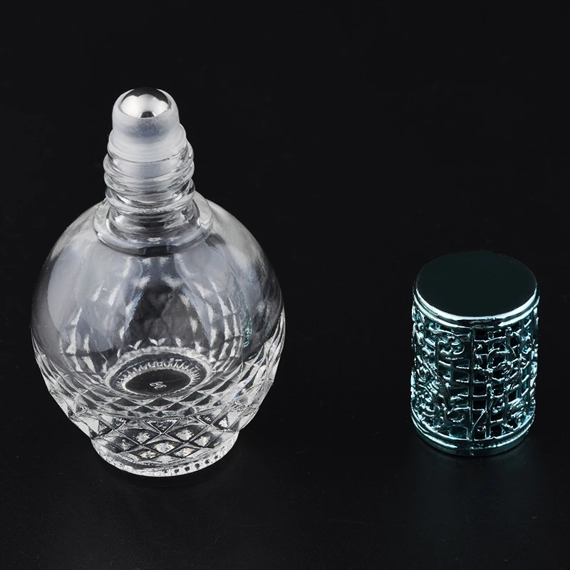 Wholesale egyptian 10 ml glass perfume roller bottles with cap