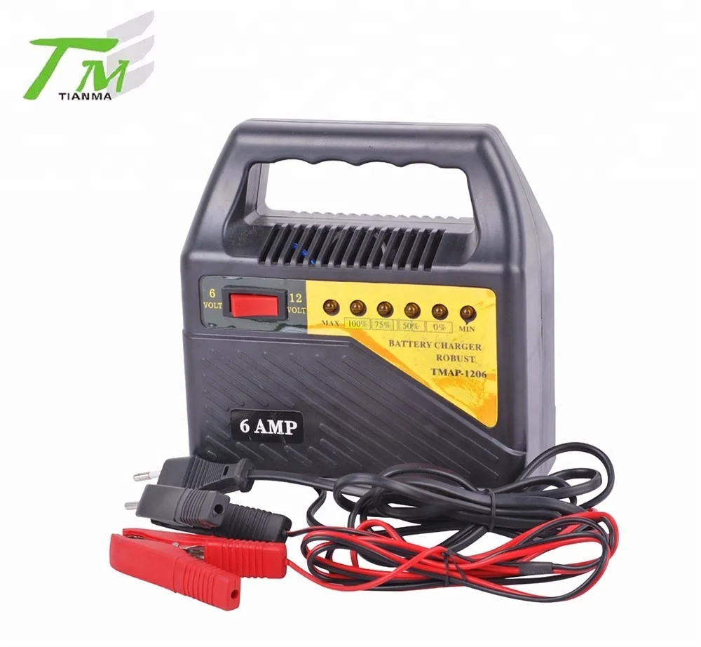 Popular auto charger acid lead battery charger 12V 4A 6A 8A car battery charger