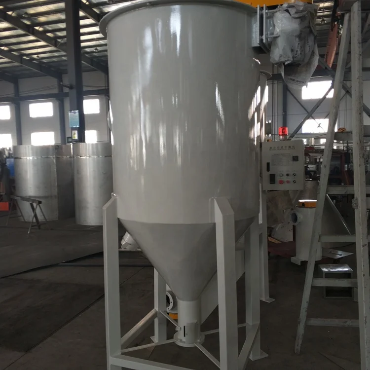 
plastic raw material hopper dryer mixing 