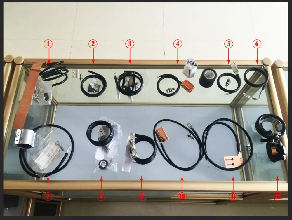 Заземляющий зажим 1/2 дюйма/комплект заземления питателя