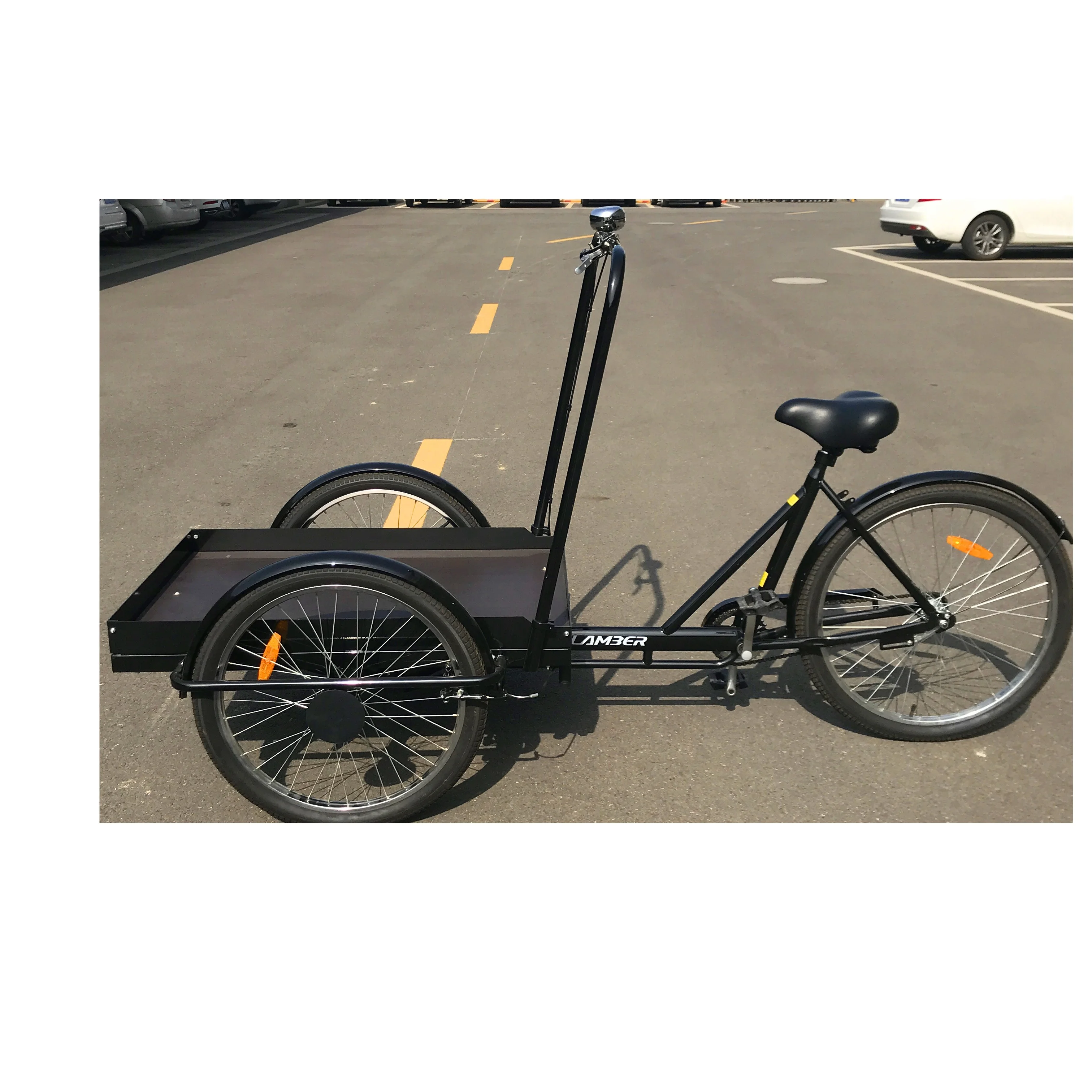 high quality adult tricycle  26 inch  single speed  loading cargo bike