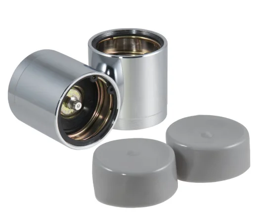 Chrome Bearing Protectors with dust cap and oil filt eye